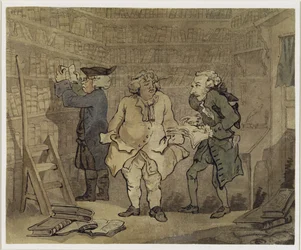 Der Autor und sein Verleger, 1784